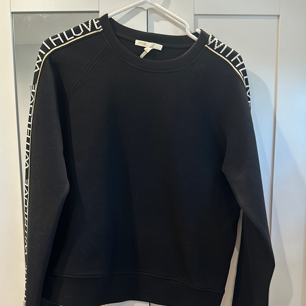 With Love Black Sweatshirt